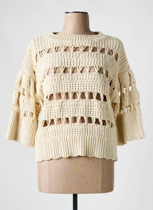 Pull beige VILA pour femme