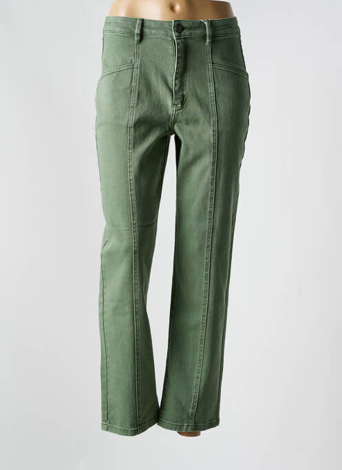 Jeans coupe droite vert VILA pour femme