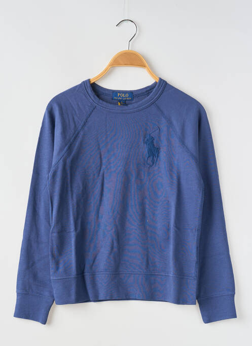 Sweat-shirt bleu RALPH LAUREN pour garçon
