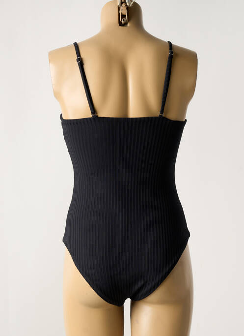 Maillot de bain 1 pièce noir PIECES femme