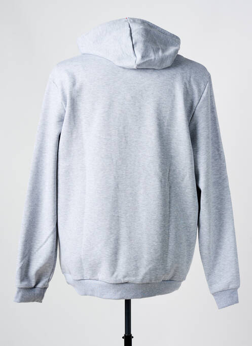 Sweat-shirt à capuche gris LE COQ SPORTIF pour homme