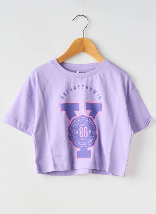 T-shirt violet NAME IT pour fille