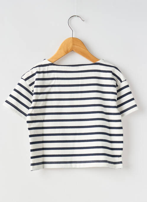 T-shirt blanc PETIT BATEAU pour fille