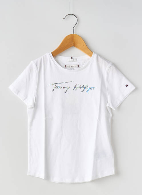 T-shirt blanc TOMMY HILFIGER pour fille