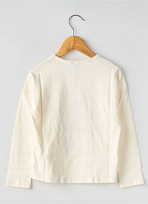T-shirt col rond blanc IKKS JUNIOR fille