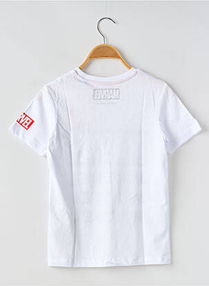 T-shirt col rond blanc JACK & JONES garçon