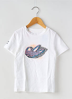 T-shirt col rond blanc ADIDAS enfant