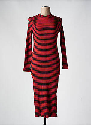 Robe longue rouge VILA femme