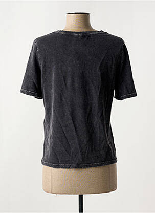 T-shirt col rond noir VERO MODA femme