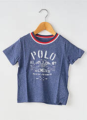 T-shirt bleu RALPH LAUREN pour garçon seconde vue