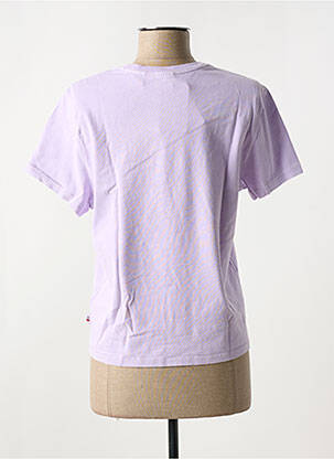 T-shirt col rond violet LEVI'S femme