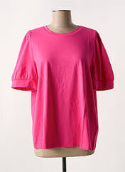 T-shirt rose VERO MODA pour femme seconde vue