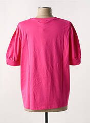 T-shirt rose VERO MODA pour femme seconde vue