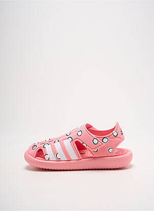 Sandales/nu pieds fermeture boucle(s) bout ouvert rose ADIDAS fille