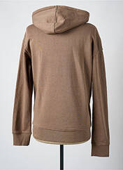 Sweat-shirt à capuche marron JACK & JONES pour homme seconde vue