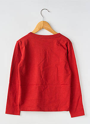 T-shirt col rond orange PETIT BATEAU garçon