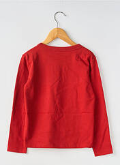 T-shirt orange PETIT BATEAU pour garçon seconde vue