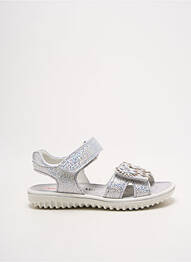 Sandales/nu pieds fermeture boucle(s) bout ouvert argent SUPERFIT fille