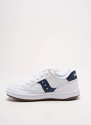 Baskets bout rond bout rond blanc SAUCONY enfant