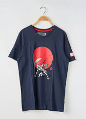 T-shirt bleu JACK & JONES pour garçon seconde vue