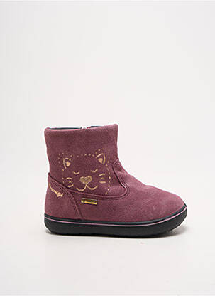 Bottines/boots fermeture zippée bout rond rouge PRIMIGI fille