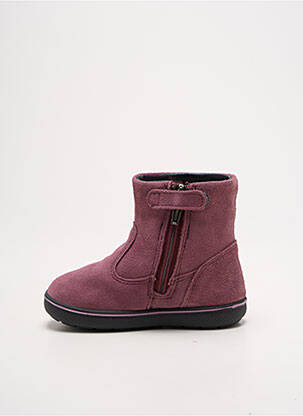 Bottines/boots fermeture zippée bout rond rouge PRIMIGI fille