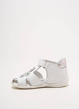 Sandales/nu pieds fermeture boucle(s) bout ouvert blanc PRIMIGI fille