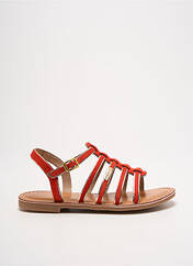 Sandales/Nu pieds orange LES TROPEZIENNES PAR M.BELARBI pour fille seconde vue