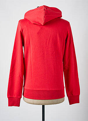 Sweat-shirt à capuche col rond rouge JACK & JONES homme
