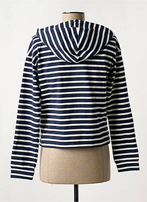 Pull col rond bleu PETIT BATEAU femme