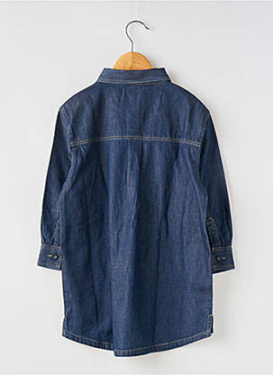 Robe mi-longue bleu PETIT BATEAU fille