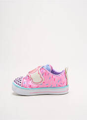 Baskets rose SKECHERS pour fille seconde vue