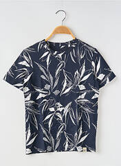 T-shirt bleu JACK & JONES pour garçon seconde vue