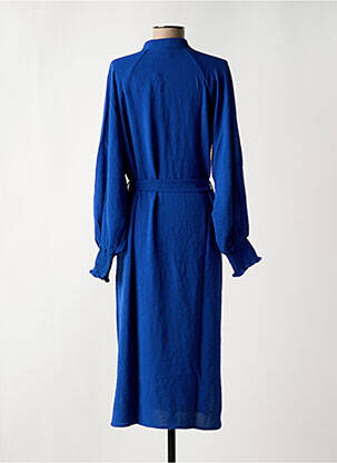Robe courte col rond bleu VERO MODA femme