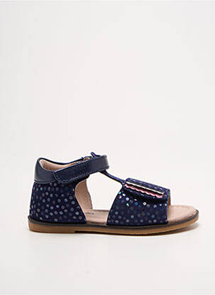 Sandales/nu pieds fermeture boucle(s) bout ouvert bleu ASTER fille