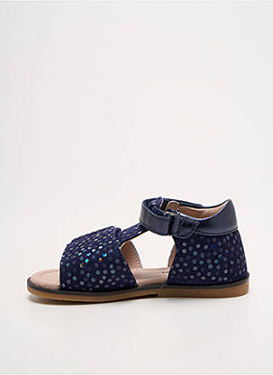 Sandales/nu pieds fermeture boucle(s) bout ouvert bleu ASTER fille