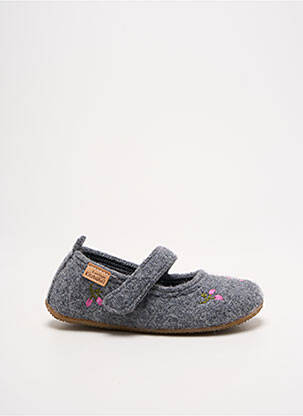 Chaussons/pantoufles gris LIVING KITZBÜHEL fille