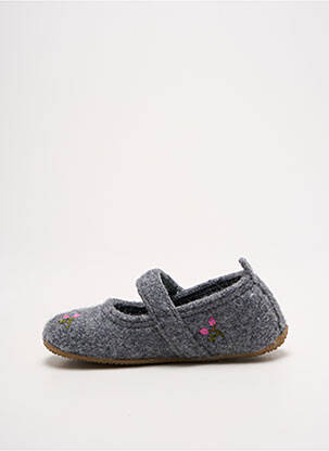 Chaussons/pantoufles gris LIVING KITZBÜHEL fille
