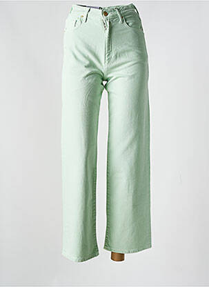 Jeans coupe large vert PIECES femme