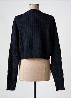 Sweat-shirt col rond noir TOMMY HILFIGER femme
