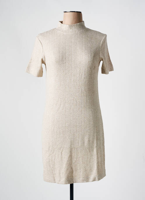 Robe courte beige BANANA MOON pour femme