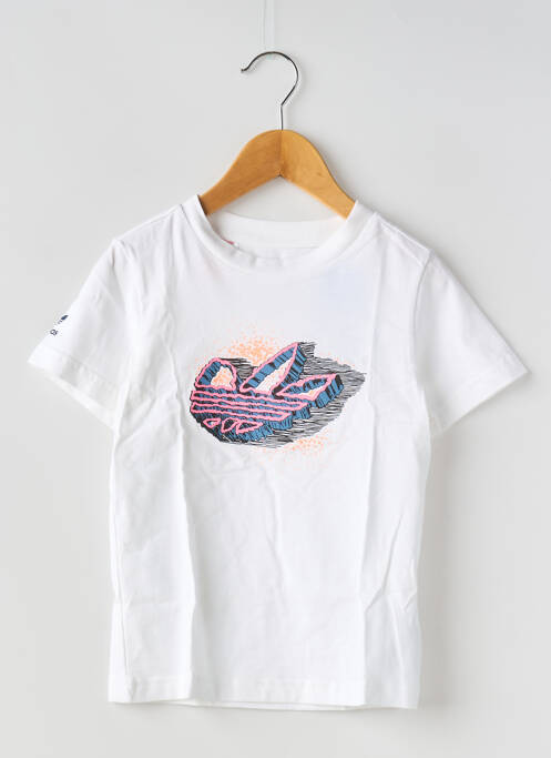 T-shirt blanc ADIDAS pour enfant