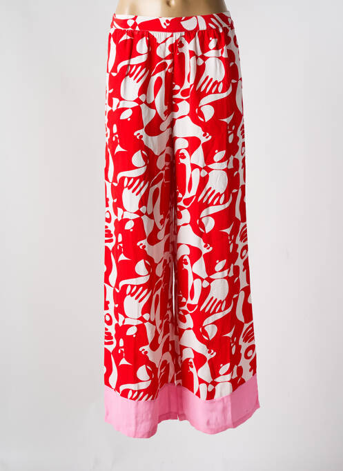 Pantalon large rouge VILA pour femme