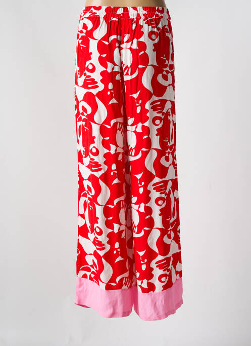 Pantalon large rouge VILA pour femme