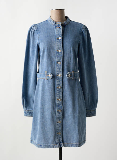 Robe courte bleu PIECES pour femme