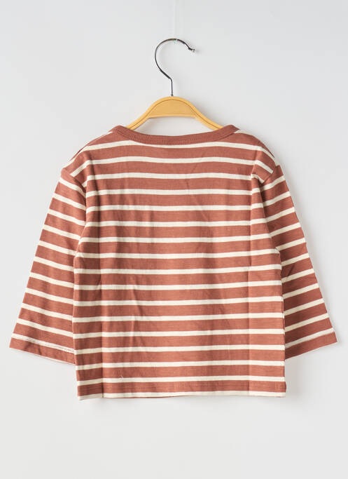 T-shirt marron PETIT BATEAU pour garçon