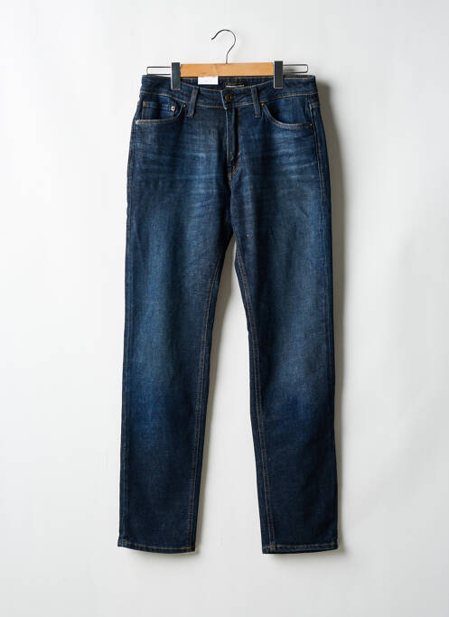 Jeans coupe droite bleu JACK & JONES pour homme