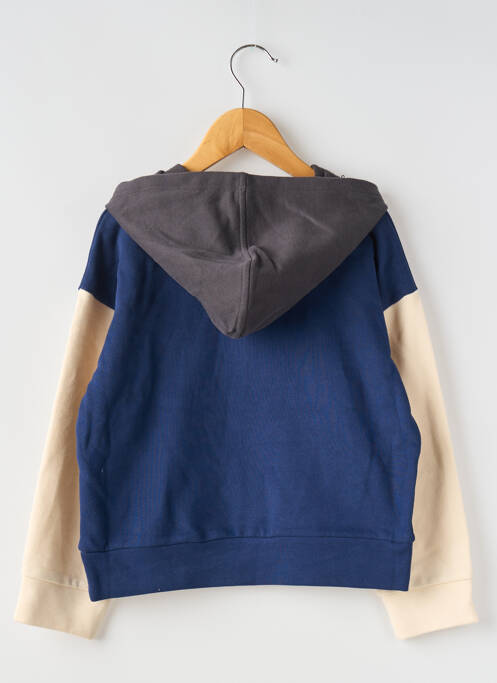 Sweat-shirt à capuche bleu PETIT BATEAU pour garçon