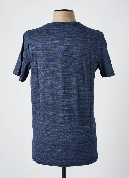 T-shirt bleu JACK & JONES pour homme