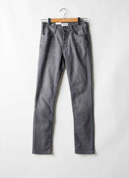 Jeans coupe droite gris JACK & JONES pour homme